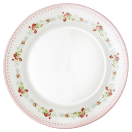 Greengate Stoneware Sinja white plate