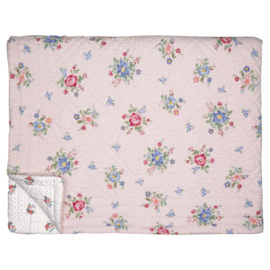 Greengate quilt Roberta pale pink 2-persoons