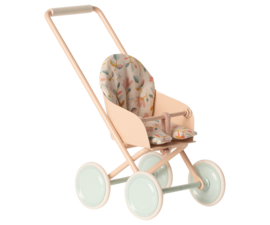 Maileg Stroller for baby, powder pink