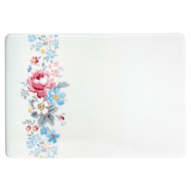 Greengate Stoneware Marie pale grey buttering board