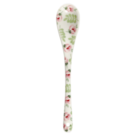 Greengate Stoneware Lily petit white spoon