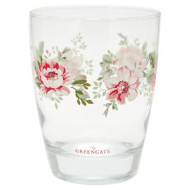 Greengate glass for drinks  Elouise white