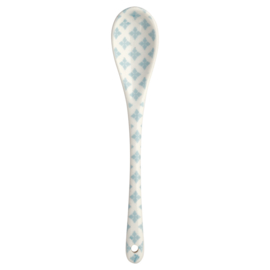 Greengate Stoneware Sasha blue spoon