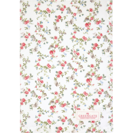 Greengate teatowel Carly white