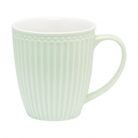 Greengate Stoneware Alice pale green mug