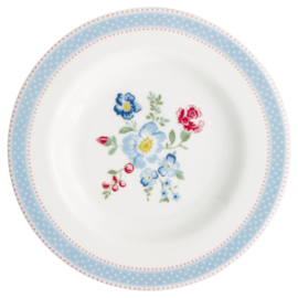 Greengate Stoneware Evie white small plate