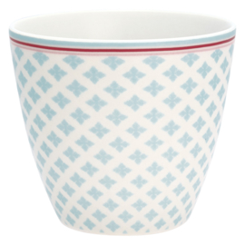 Greengate Stoneware Sasha blue latte cup