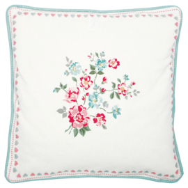 Greengate Cushion cover Sonia white pieceprinted 40x40cm