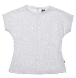 KS4818 blouse short sleeve wit