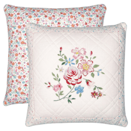 Greengate Cushion cover Belle white w/embroidery 40x40cm