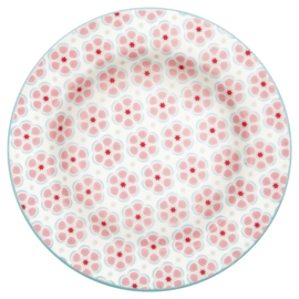 Greengate Stoneware Leah pale pink small plate