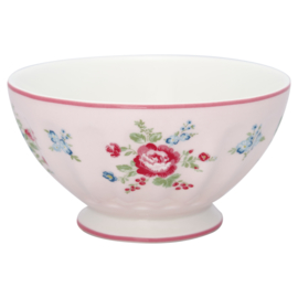 Greengate Stoneware Roberta pale pink french bowl Xlarge
