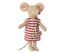 Maileg mouse Big sister beach, in matchbox