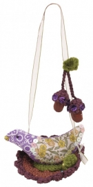 Rice  vogel-hanger, lila