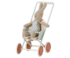 Maileg Stroller for baby - Pale blue