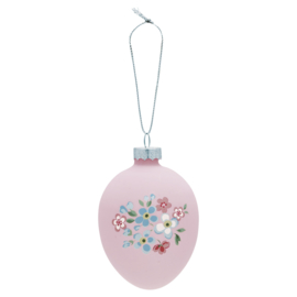 Greengate Egg ornament hanging Meryl pale pink