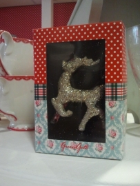 Greengate Xmas Reindeer glimmer