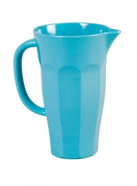 Rice melamine pitcher medium, turquoise