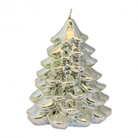 Greengate Xmas tree silver candle