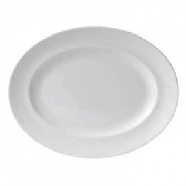 Wedgwood White China Ovale vleesschotel ± 39cm
