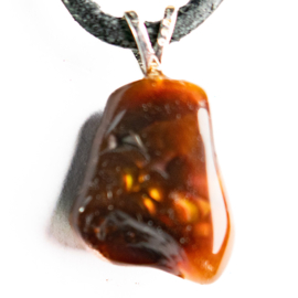 Agaat, 'Vuur Agaat', hanger 1x UNIEK