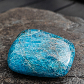 Apatiet, Blauwe Apatiet trommelsteen (XXL) │ 1x UNIEK