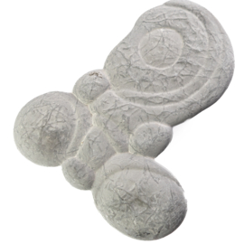 Fairy stone Dolomiet zandsteen L. 10,7 cm 1x UNIEK