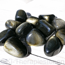 Obsidiaan, Goud A kwaliteit TS (XL)  per st.*
