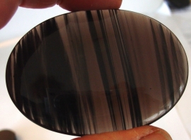 Obsidiaan, Lamellen massagesteen 5x7 cm per st.