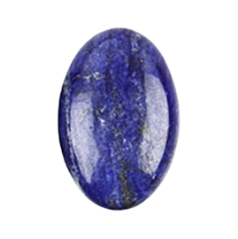 Lapis Lazuli massagesteen  4,5 cm x 3,6 cm.