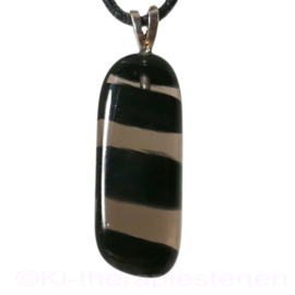 Obsidiaan, Lamellen A kwaliteit hanger 1x Uniek