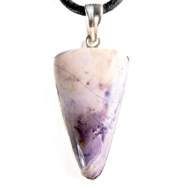 Opaal, "Fluoriet Opaal" - Tiffany Stone, Zilveren hanger | 1x UNIEK