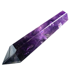 0) Dubbeleinder  Amethist kristal │1x UNIEK