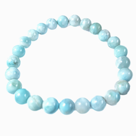 Larimar armband ø 7,5-8 mm 1x UNIEK