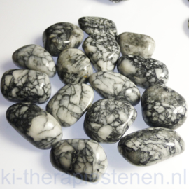 Pinoliet / IJsbloem Magnesiet   (L) trommelsteen per st.*