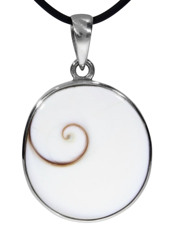 Eye of Saint Lucia  Zilveren hanger | 1x UNIEK