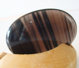 Obsidiaan, Lamellen massagesteen 5x7 cm per st.