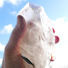 Himalaya-Bergkristal met Toermalijn 1,47 kilo 1x UNIEK