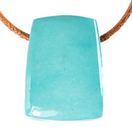 Turquoise 1A kwaliteit 'Mexico'  hanger 1x UNIEK