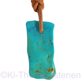 Turquoise (gestabiliseerd), A kwaliteit frontgeboord p.st.