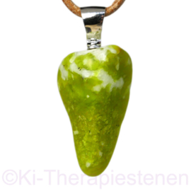 Lizardiet,  "Noorse Jade", A kwaliteit    hanger1x uniek ex.