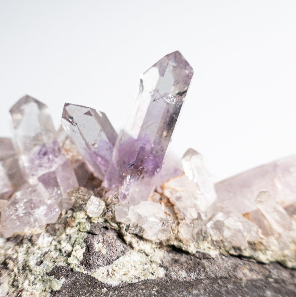 BRANDBERG  Amethist Kristal Cluster A kwaliteit Namibië 1x UNIEK