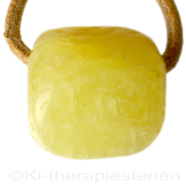 Danburiet (Agni-goud) geboorde hanger per st.*