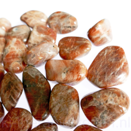 Zonne-Maansteen uit Namibië trommelsteen (L) per st.*