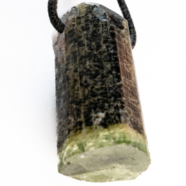 Toermalijn, Groene Toermalijn, Kristal hanger  | 1x UNIEK L 4,2 cm