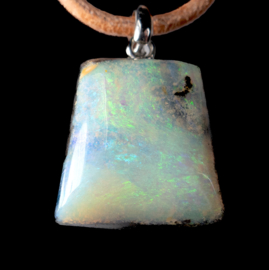 Opaal, "Boulder" Opaal hanger   1x UNIEK