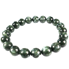 Serafeniet, (Klinochloor) armband, ø 10 mm | per st.
