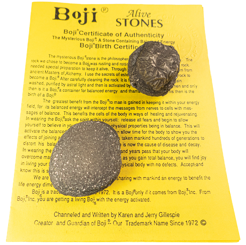 Boji® Stenen - Pop Rocks paar (Groot) ø 3,2 - 3,4 cm.