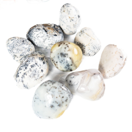 Opaal: Dendrieten-Opaal (Merliniet) (XXL) Trommelstenen  0,25 /  0,5 kg