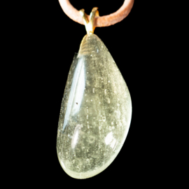 Libisch Woestijnglas - Goud Tektiet  hanger │ 1x UNIEK